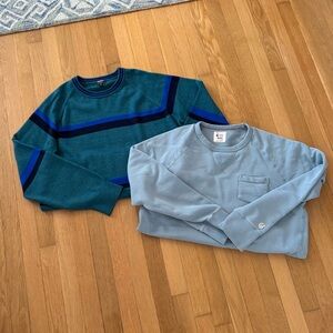 Todd Snyder Sweater Sweatshirt Bundle XL Champion Todd Snyder Merino Wool Stripe
